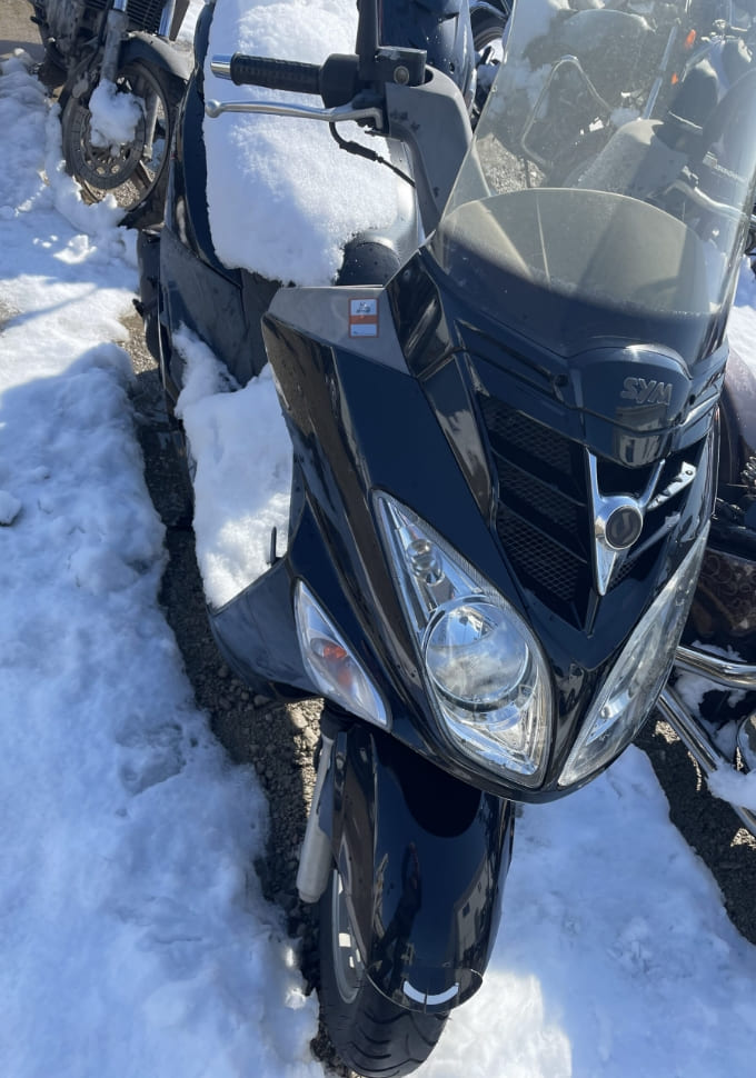 茨城県那珂郡東海村よりSYMRV125を無料引取致しました。