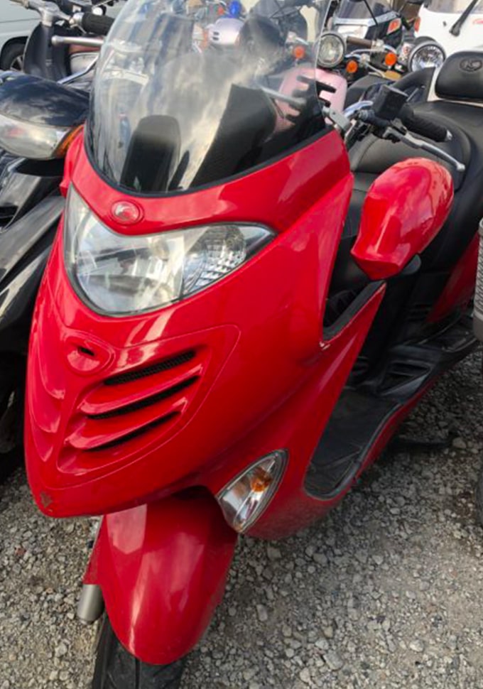 茨城県鉾田市よりキムコグランディンク125を無料引取致しました。