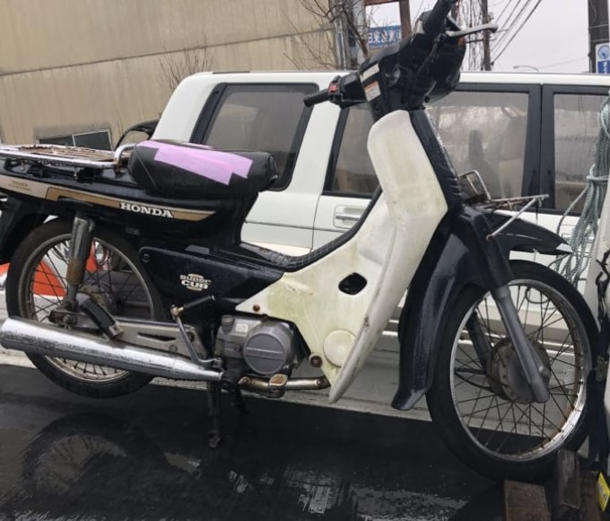 千葉県柏市よりホンダカブ100を無料引取致しました。