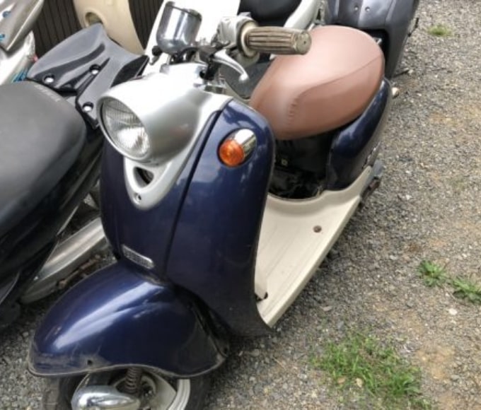 茨城県常総市よりヤマハ ビーノ2サイクルを無料引取致しました。