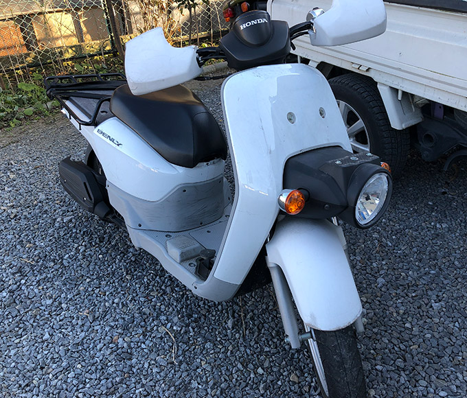 茨城県取手市から原付バイク(ホンダ ベンリィ)を買い取りました。