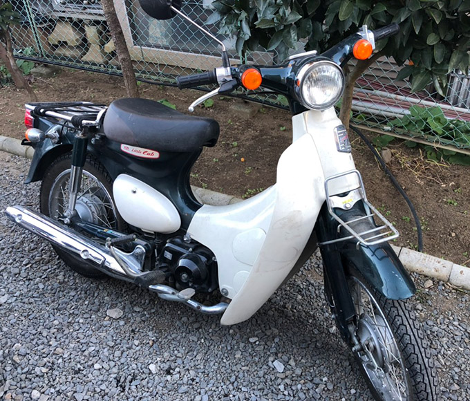 茨城県龍ケ崎市から原付バイクを引き取りました