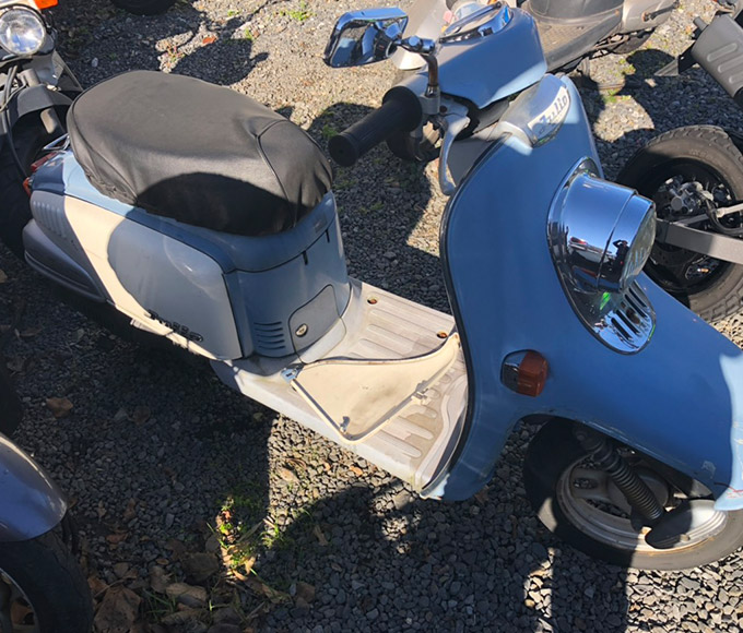 茨城県常総市から原付を引き取りました。