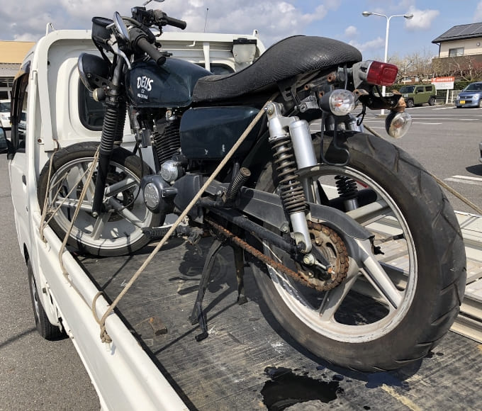 茨城県の小美玉市よりキムコのKCR125を無料でお引き取り致しました。