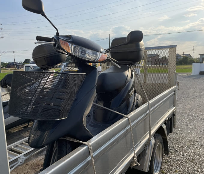 千葉県柏市よりホンダスーパーディオを無料回収のご依頼を受け付けました。